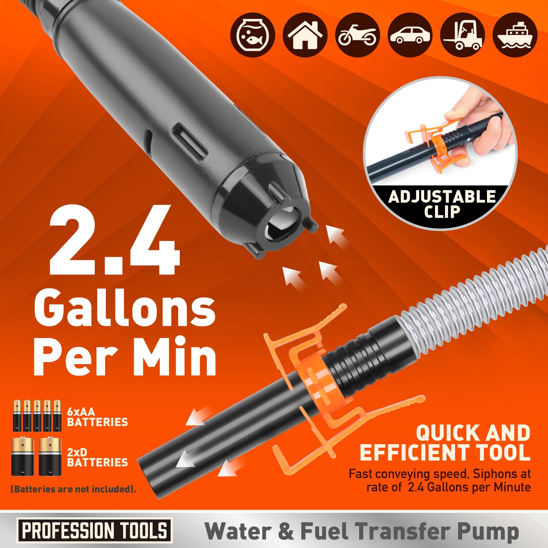 Handheld Electric Fuel Transfer Pump