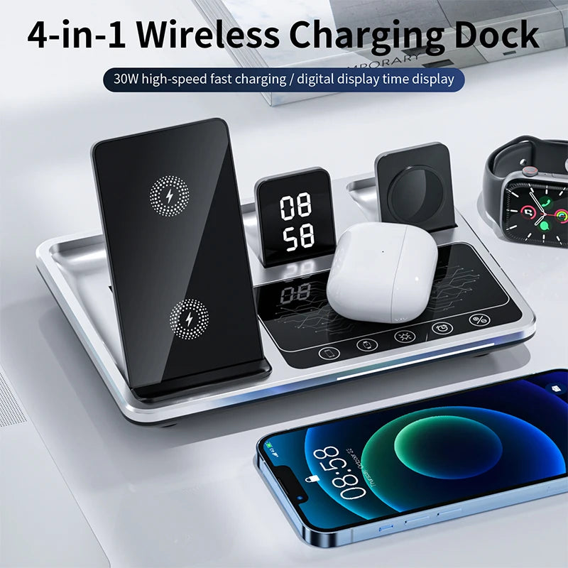 4 in 1 Magsafe Wireless Charging Station