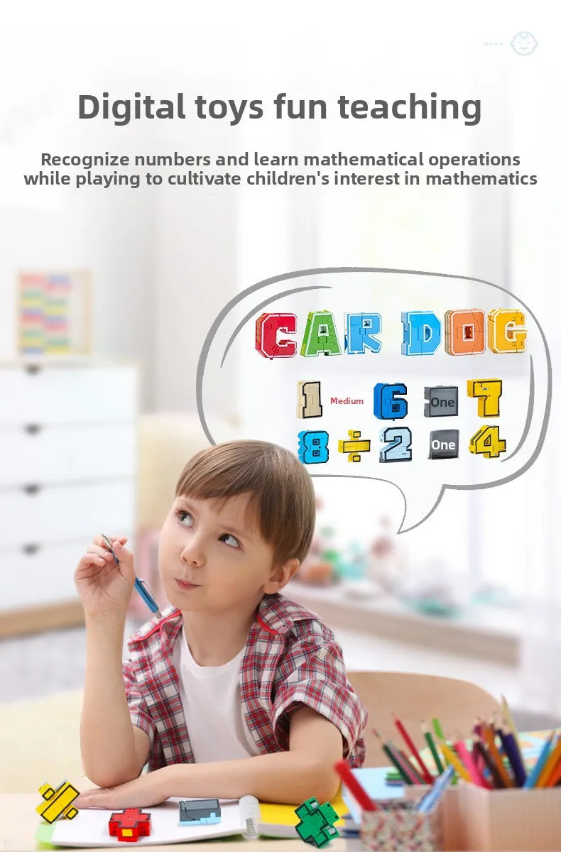 Educational Transforming Robot Car Toy