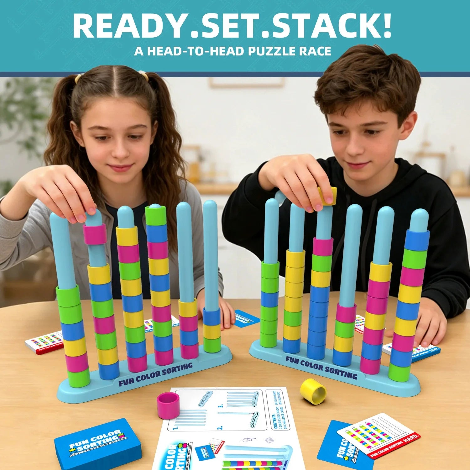 Color Stack Fun Puzzle Game