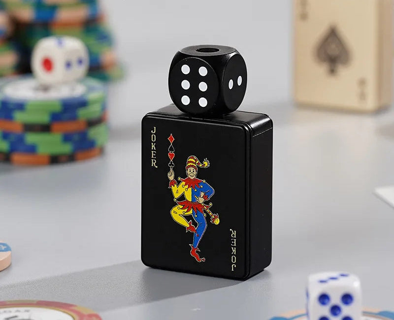 Poker Rotating Dice Lighter