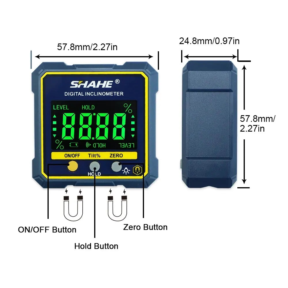 Magnetic Digital Laser Angle Ruler