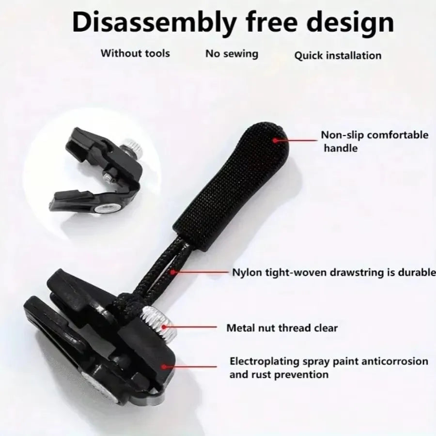 Instant Zipper Repair Clips