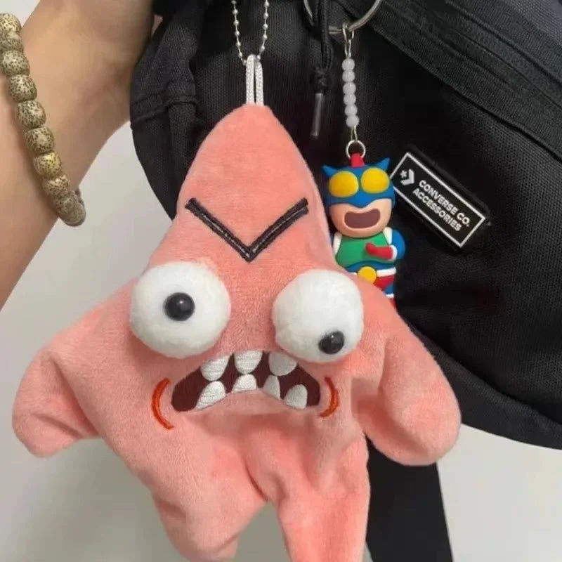 Rechargeable Angry Starfish Dancing Keychain