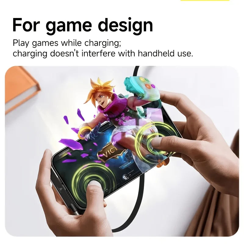 2 in 1 Type C Fast Charging Adapter with Phone Stand