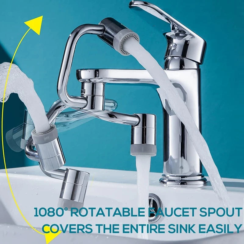 1080 Degree Rotating Faucet Extender - Dual Mode