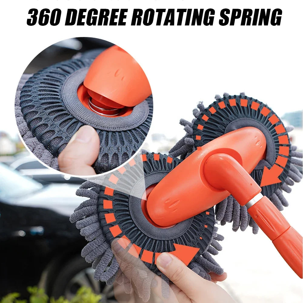 Retractable Rotary Car Wash Mop