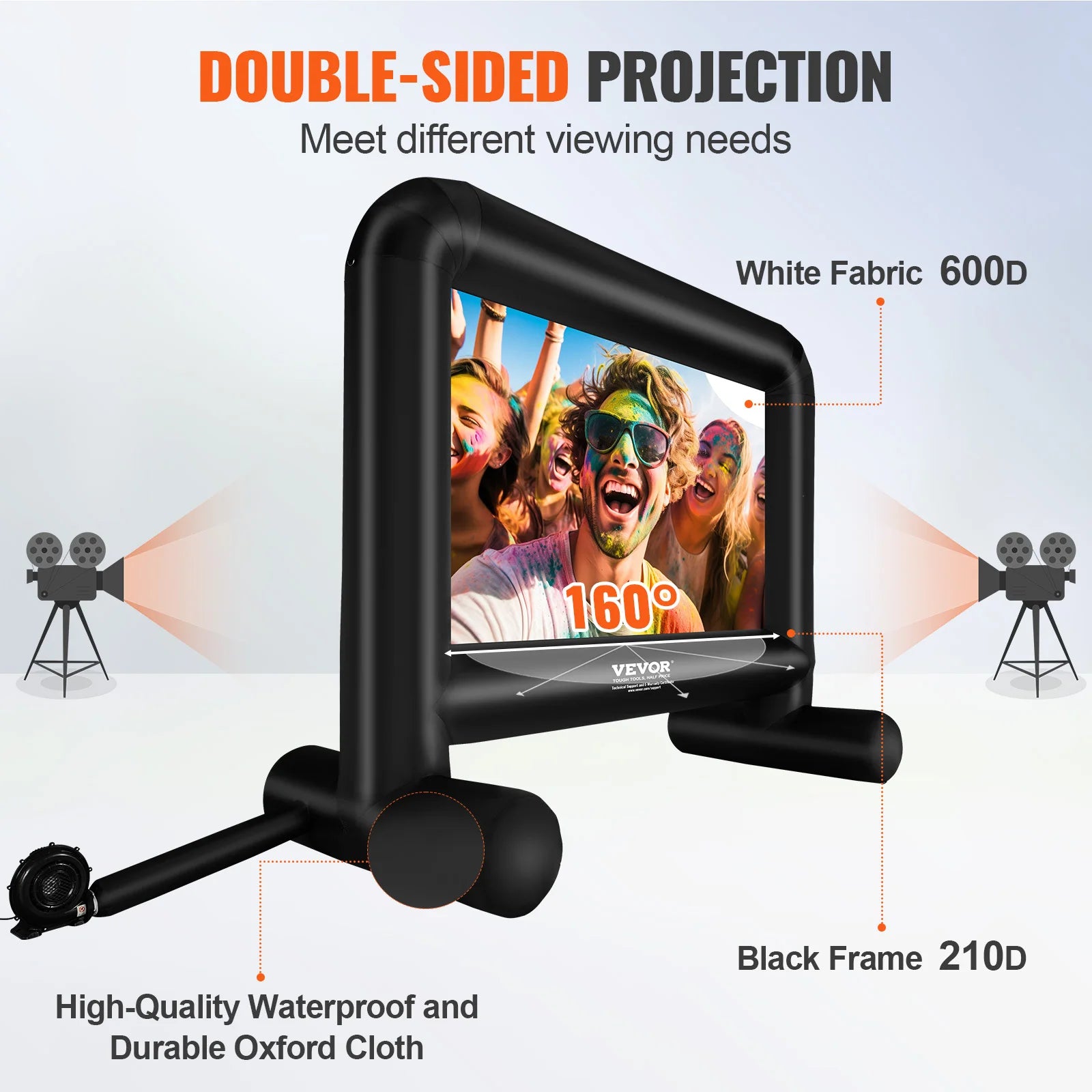 Outdoor Cinema Projector and Screen