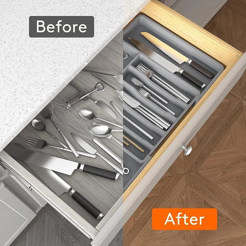 Expandable Kitchen Drawer Organizer