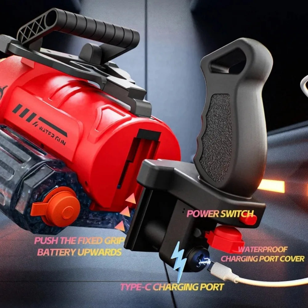 Voice Control Electric Gatling Water Gun
