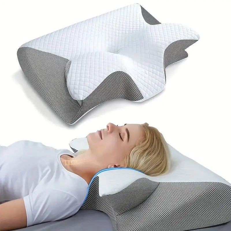 Cervical Orthopedic Memory Foam Neck Pillow
