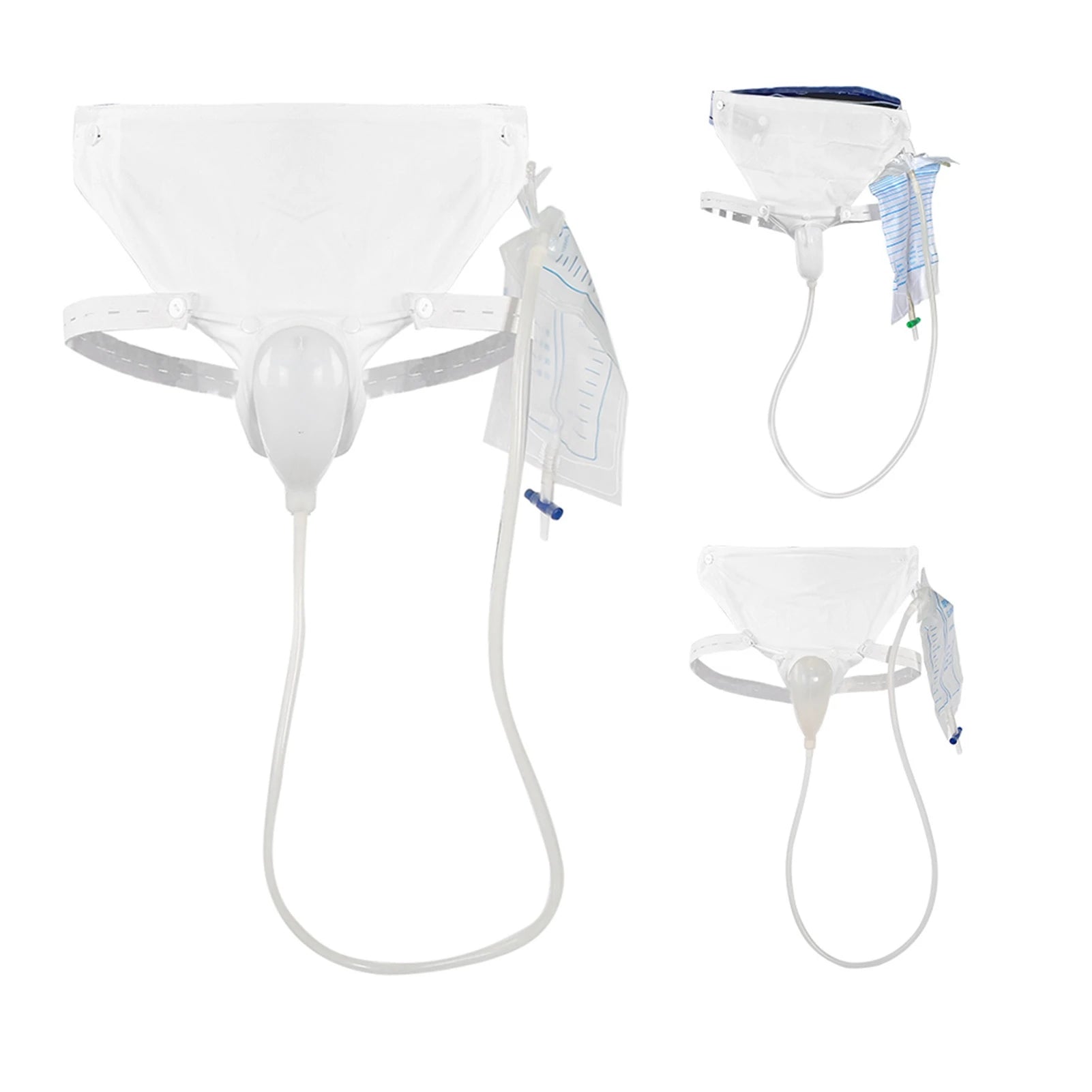 Silicone Adults Urine Collector with Catheter Bag