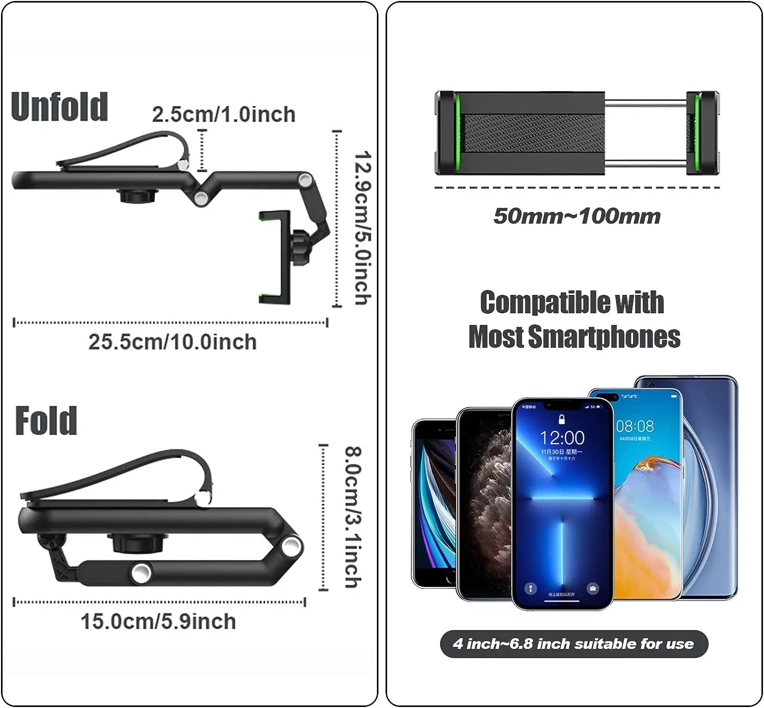 Universal Sun Visor Adjustable Car Phone Holder