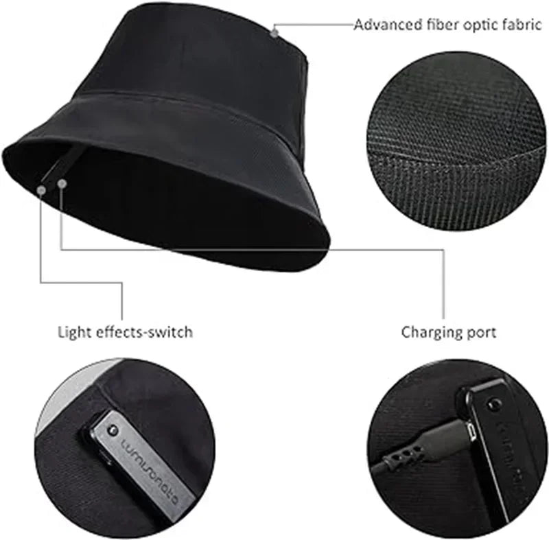 LED Glowing Bucket Hat
