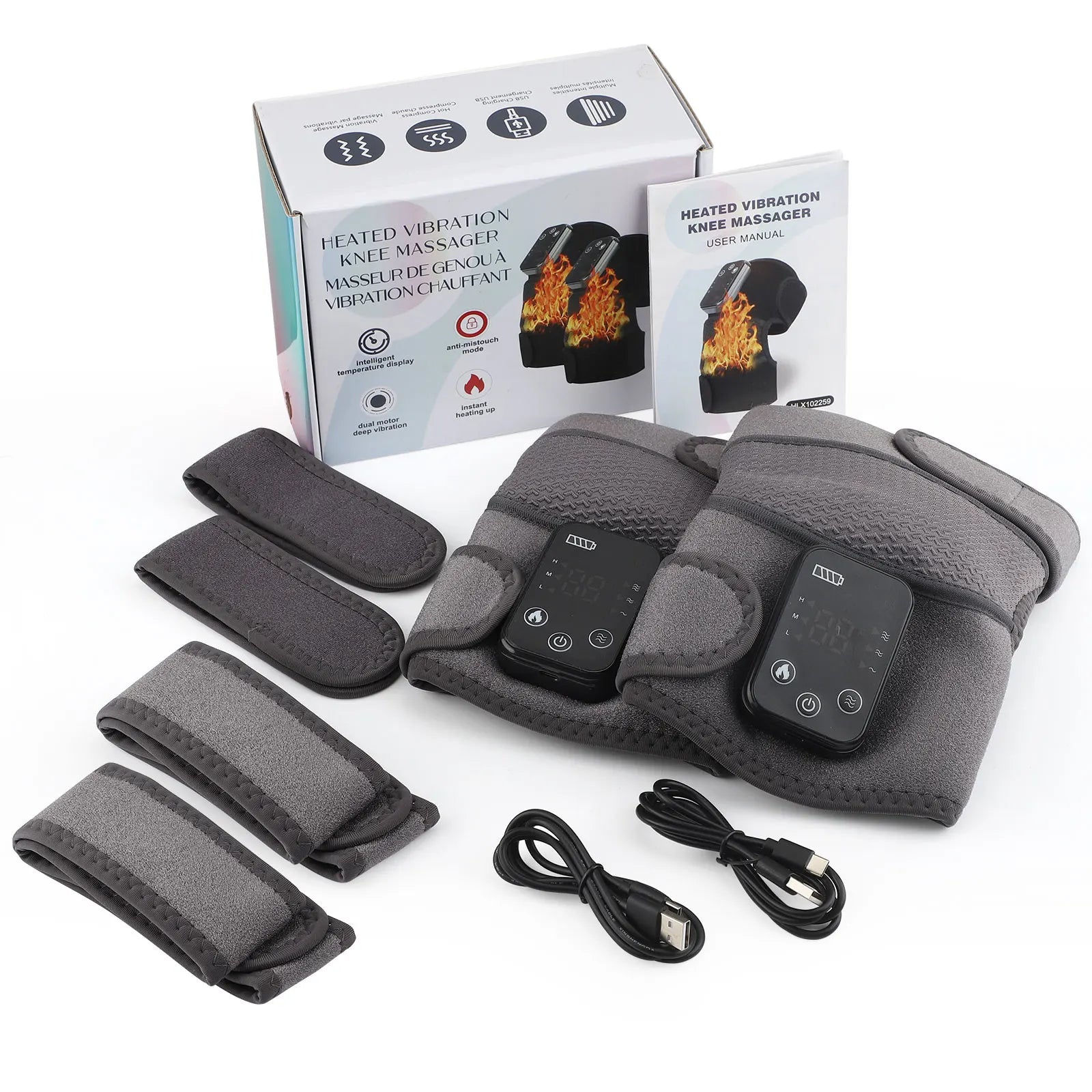 3-in-1 Wireless Heating and Vibration Massager