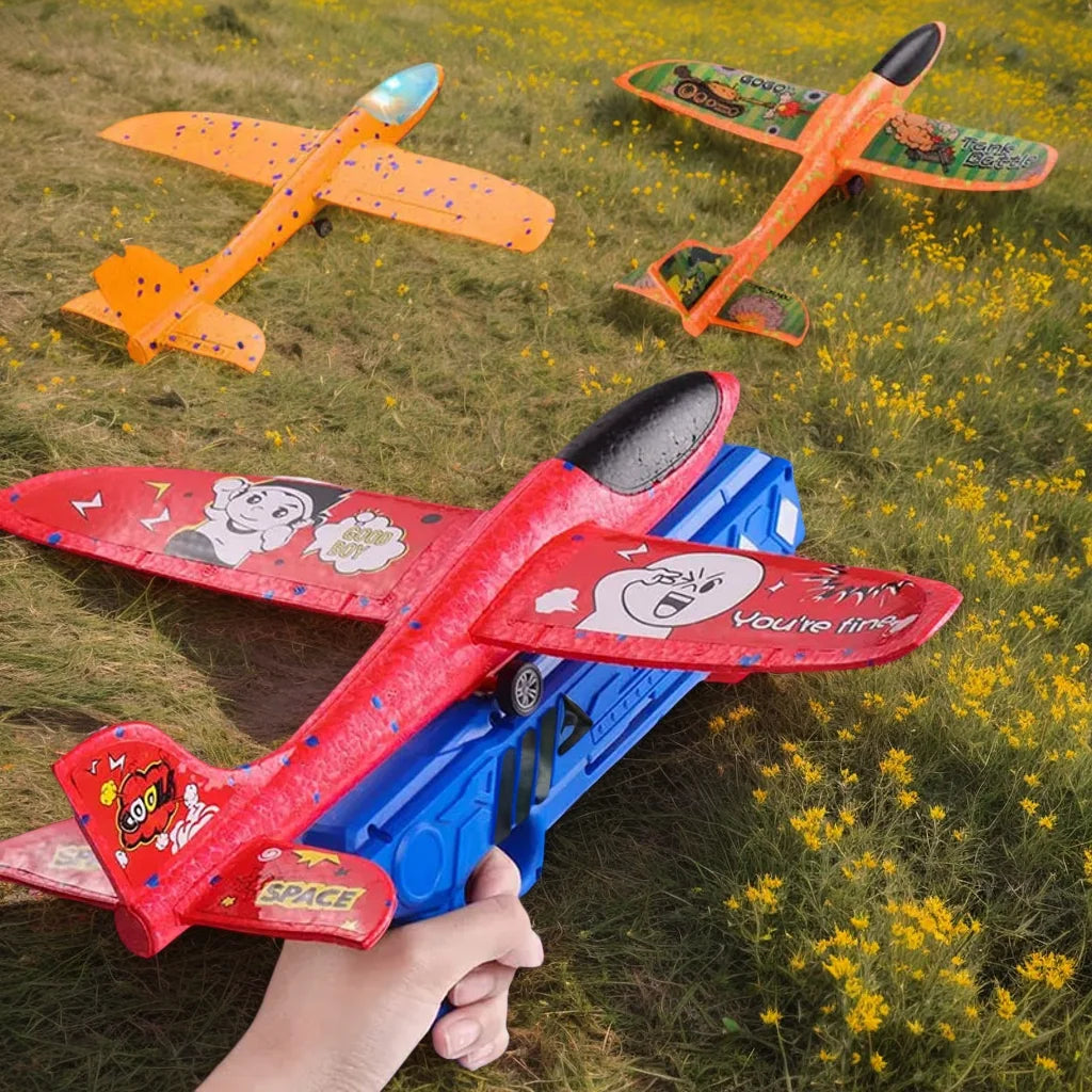 Foam Aircraft Launcher Toy