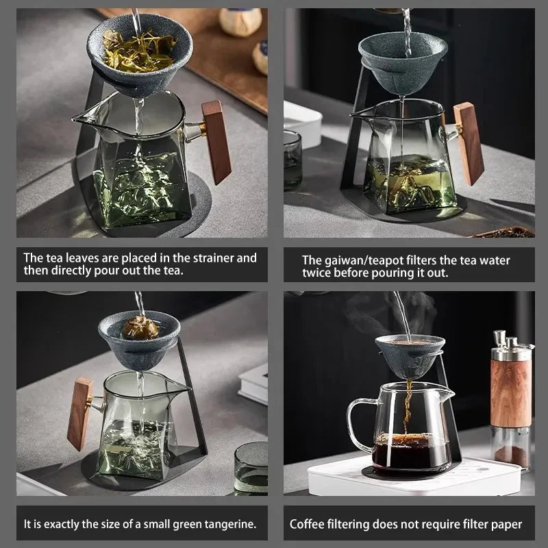 Heat Resistant Ceramic Tea Infuser Set
