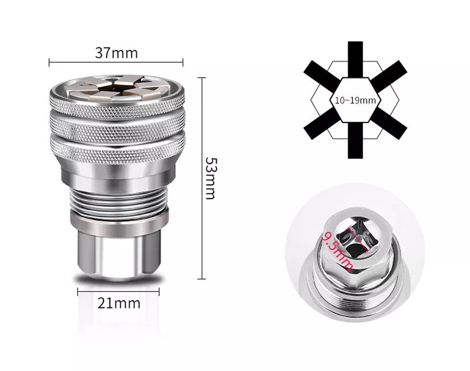 Universal Ratchet Wrench Head Repair Tool