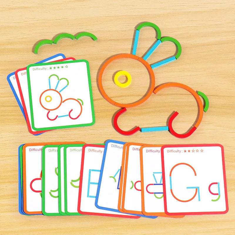 Montessori Wooden Creative Puzzle Toy