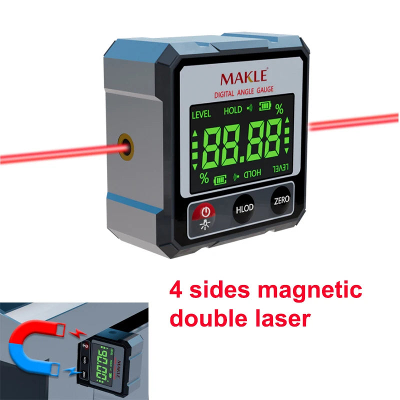 Magnetic Digital Laser Angle Ruler