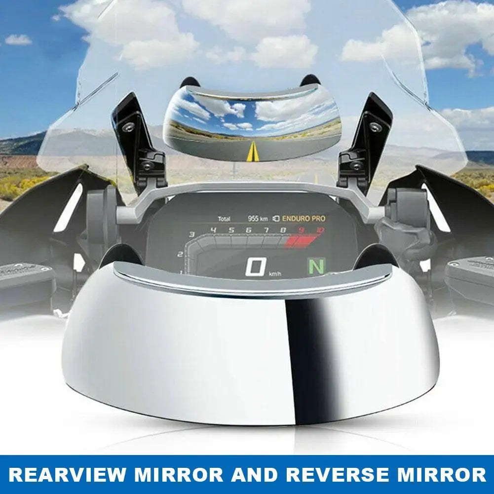 Motorcycle180 Degree Wide Angle Rearview Mirror