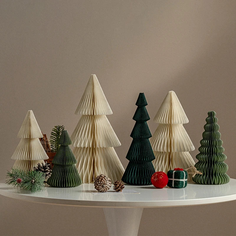 Foldable Paper Honeycomb Christmas Tree