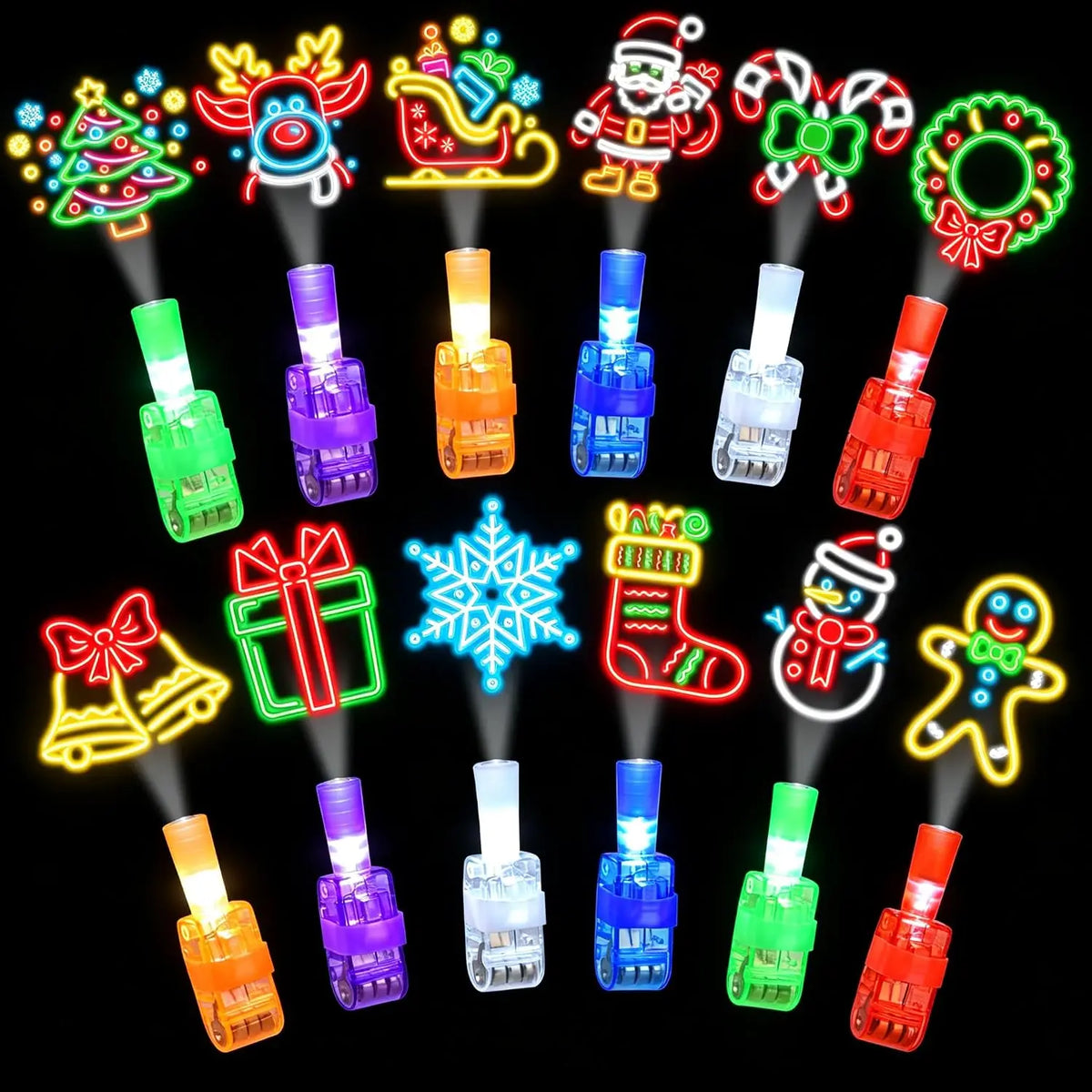LED Finger Projector Lights