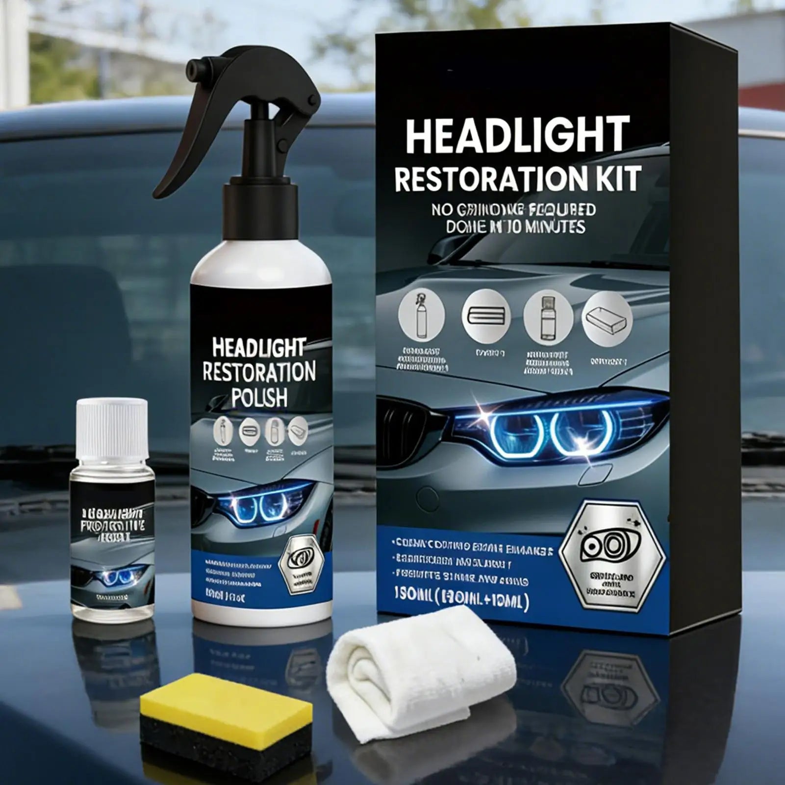 Car Headlights Restoration Kit