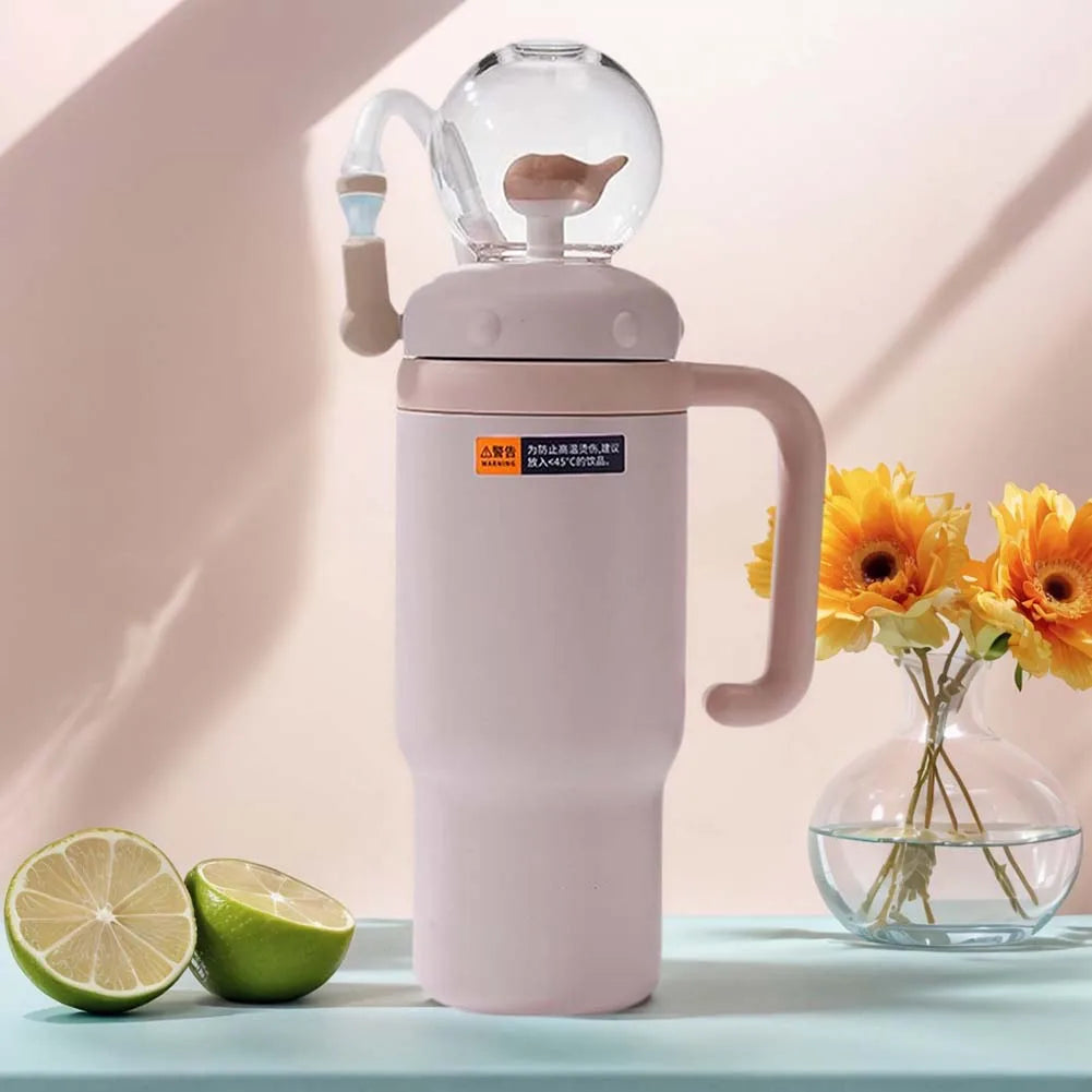 Whale Fountain Water Bottle