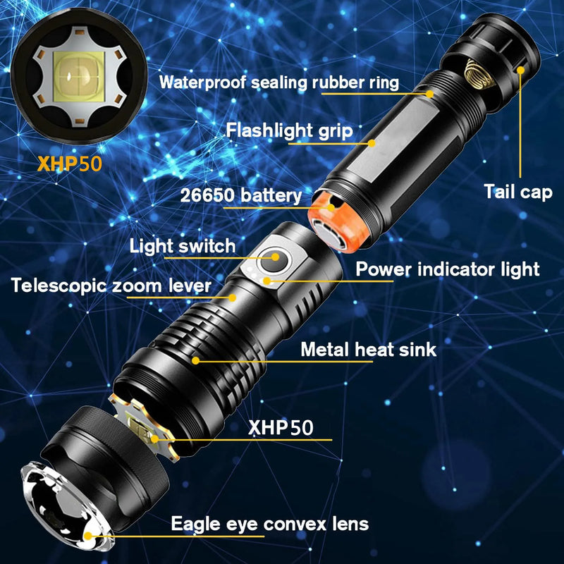 Rechargeable Outdoor Flashlight