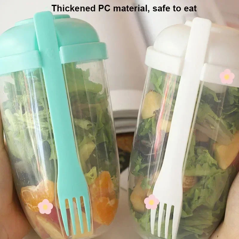 Portable Salad Cup with Fork