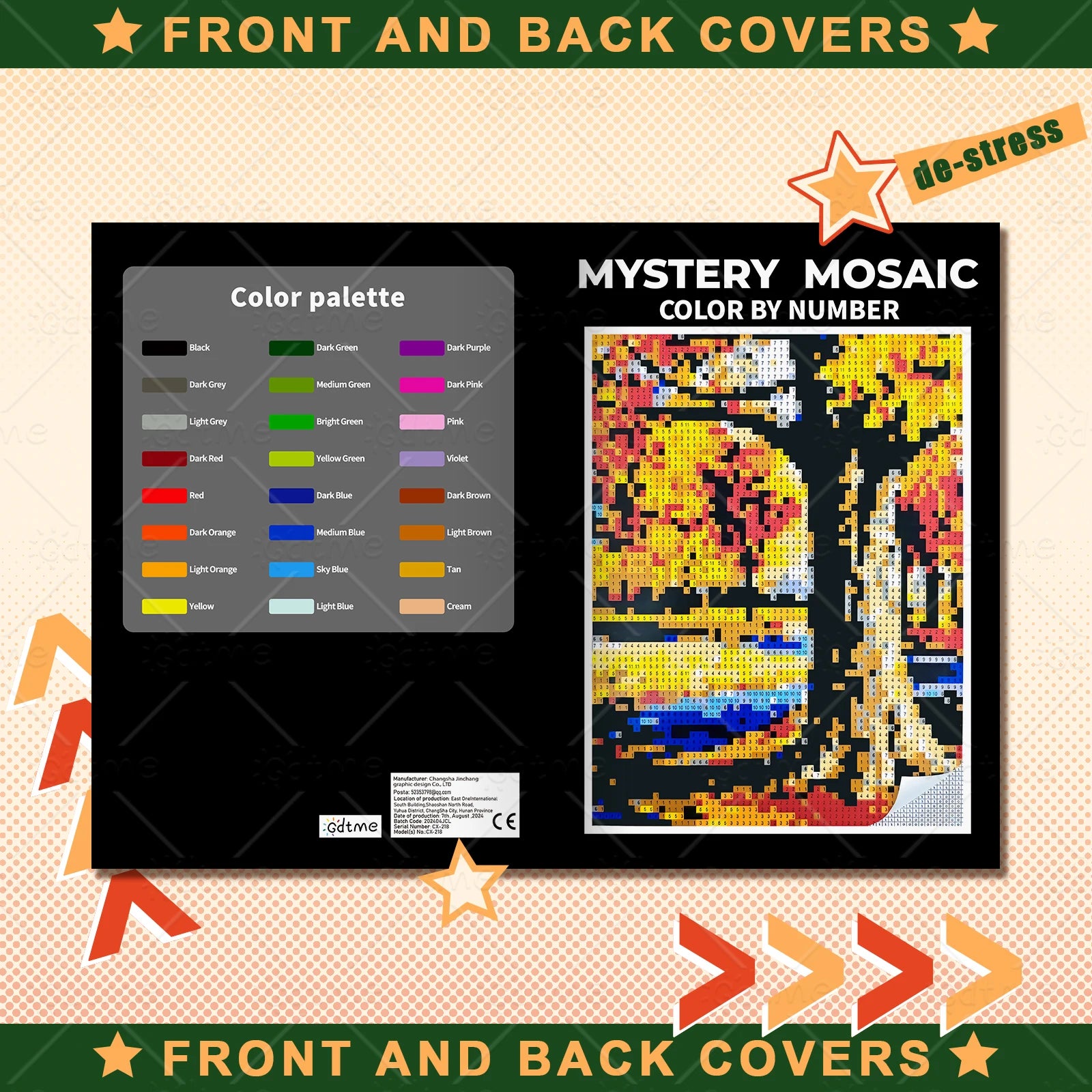 Mystery Mosaic Coloring Book
