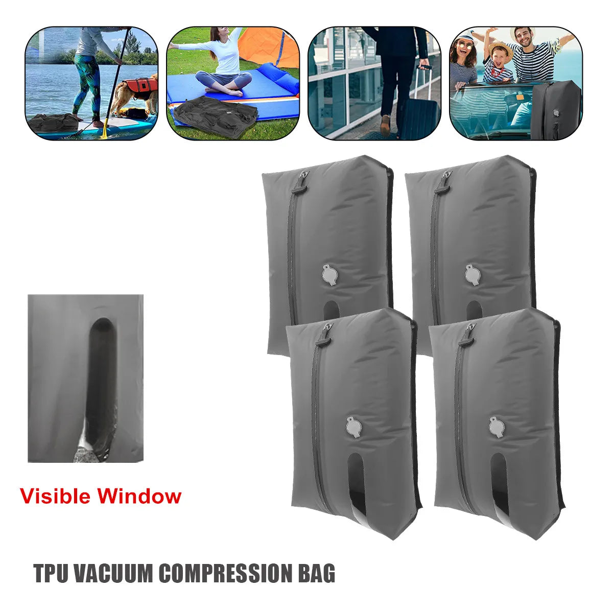 Vacuum Compression Luggage Bag