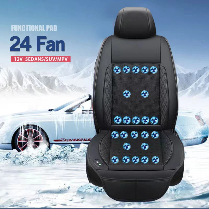 2 in 1 Car Chill & Massage seat cover