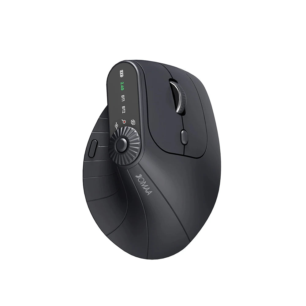 Ergonomic Vertical Wireless Mouse With Adjustment Knob
