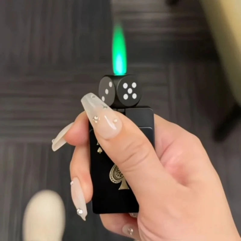 Poker Rotating Dice Lighter