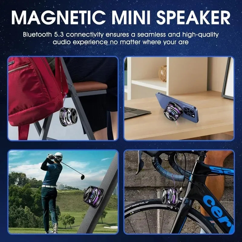 Portable Magnetic Bluetooth Speaker