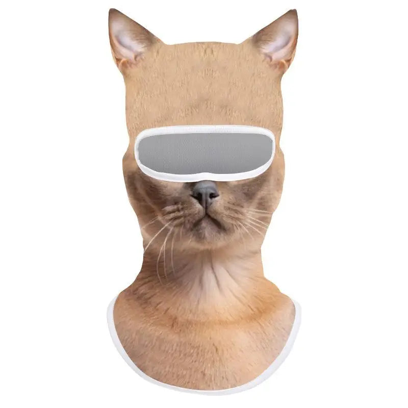 Funny Animal Hooded Face Mask