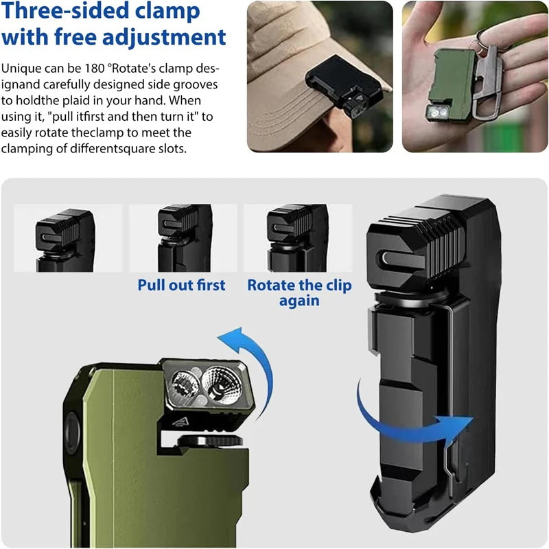 Waterproof EDC Pocket Flashlight