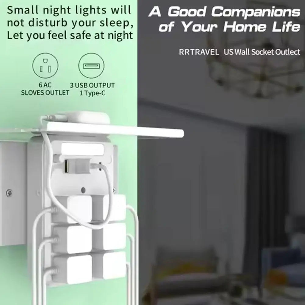 Multifunction Wall-Mounted Socket Extender