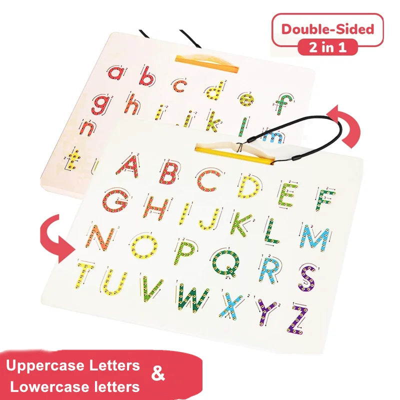 Magnetic Alphabet Tracing Board For Kids