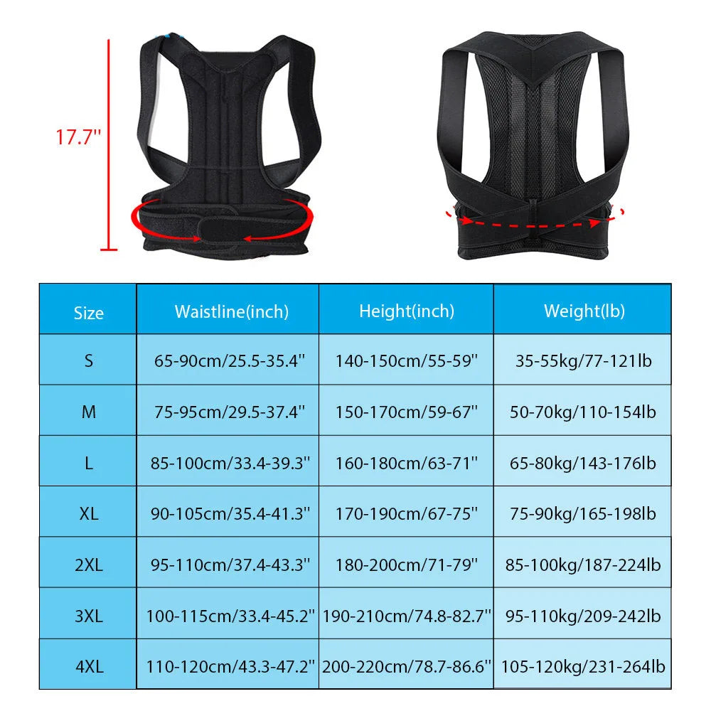 Lumbar Support Posture Corrector Belt