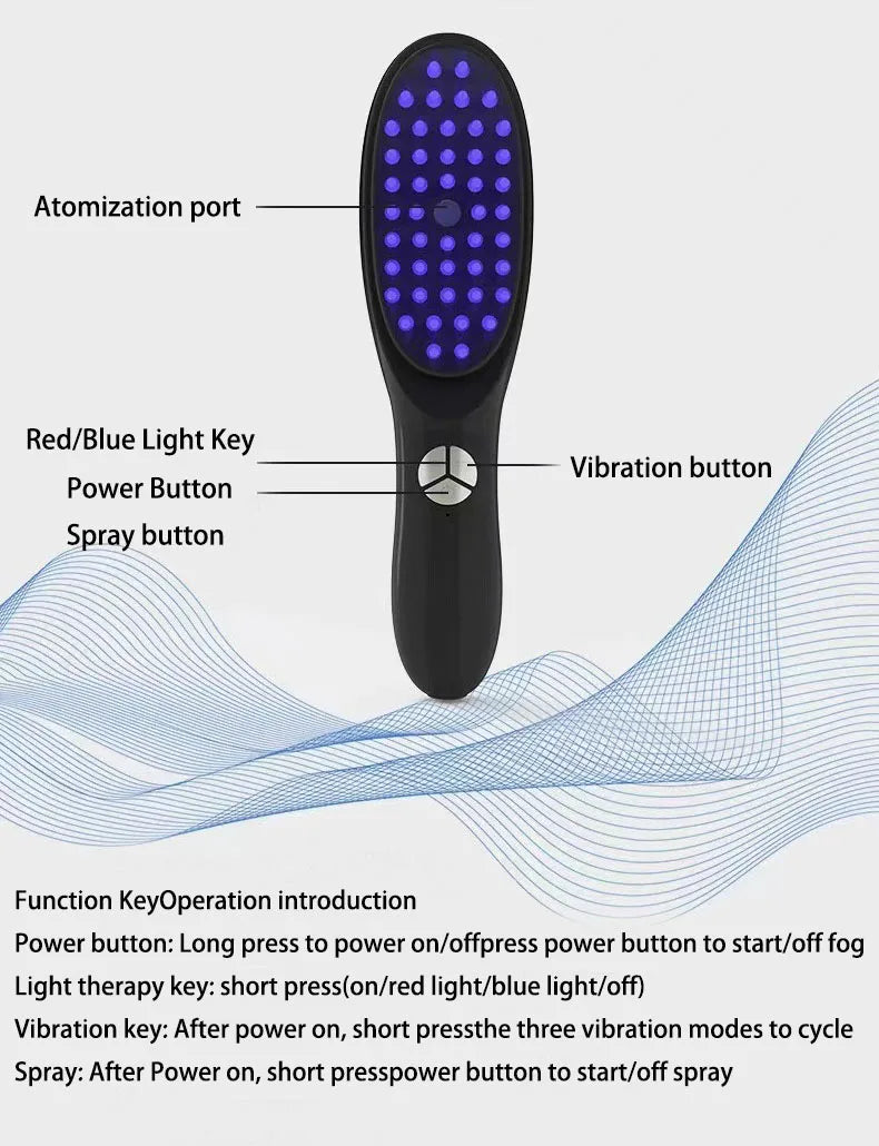 Electric Spray Massage Comb