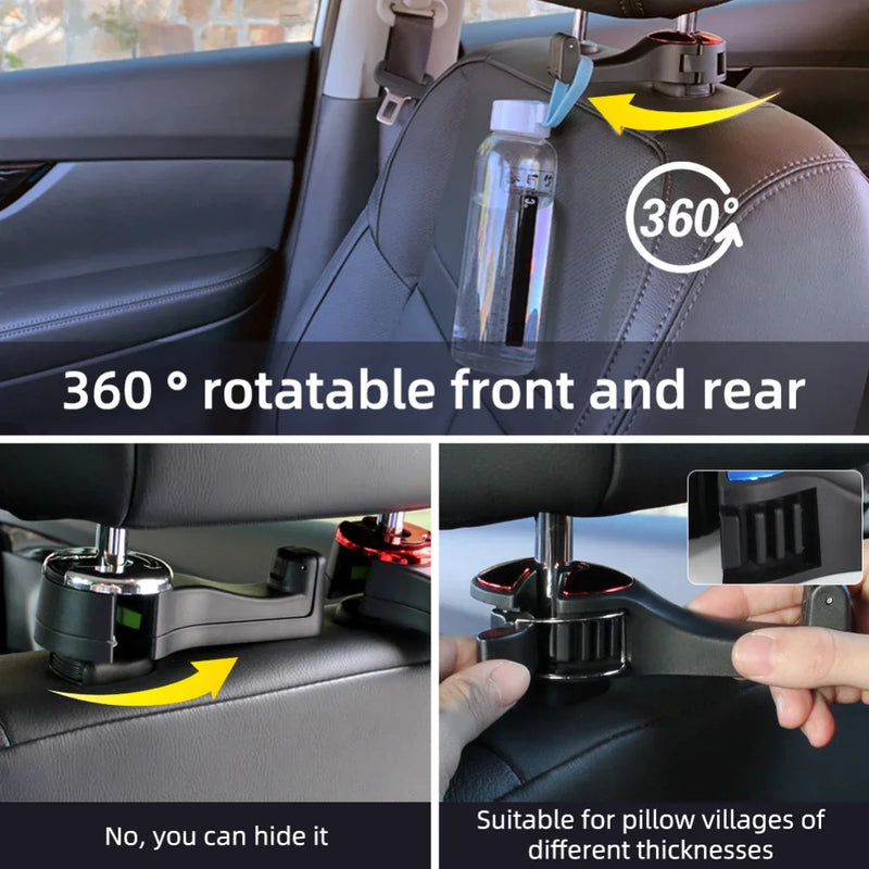 Car Headrest Hook Phone Holder