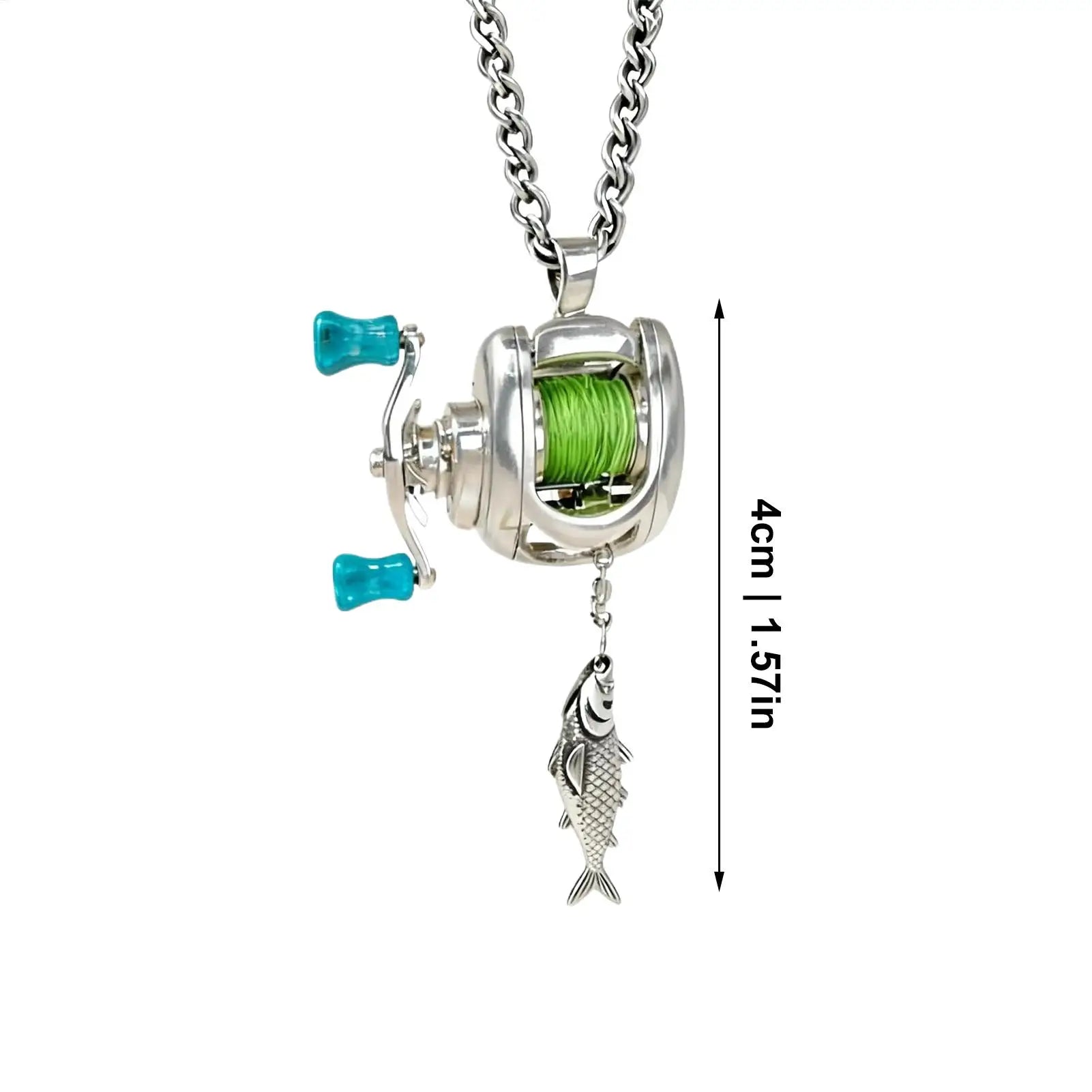 Innovative Fishing Pendant Necklace