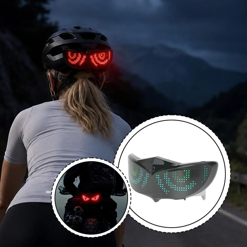 Motorcycle LED Helmet Display