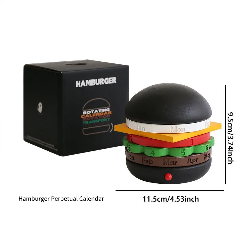 Creative Hamburger Calendar