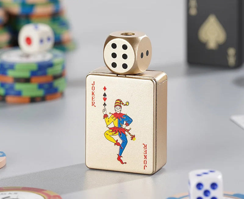 Poker Rotating Dice Lighter