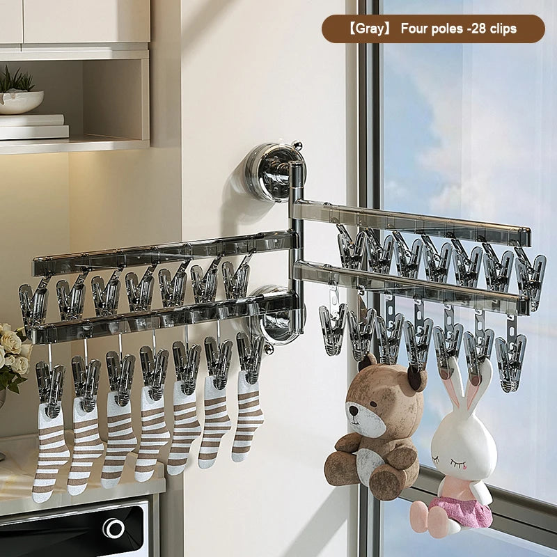 180 ° Rotation Drying Suction Cup For Clothes