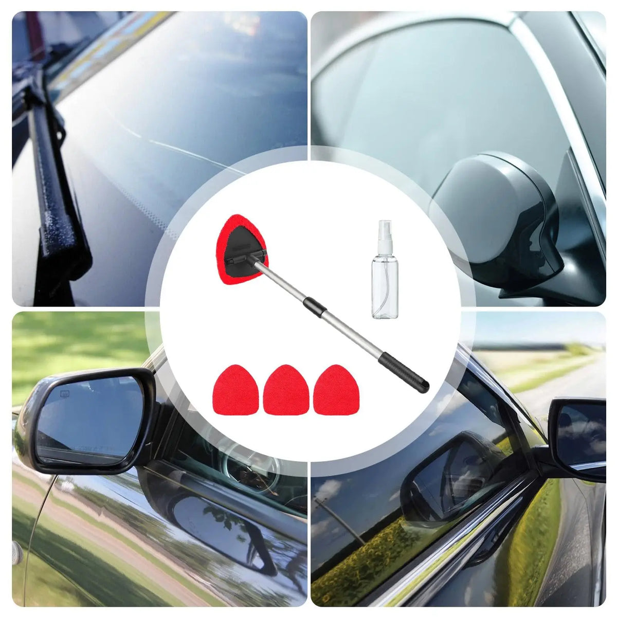 Car Telescopic Microfiber Windshield Cleaner
